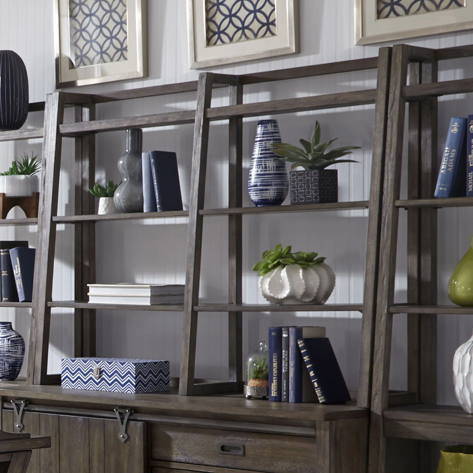 Stone Brook - Credenza Hutch - Rustic Saddle - Image 2