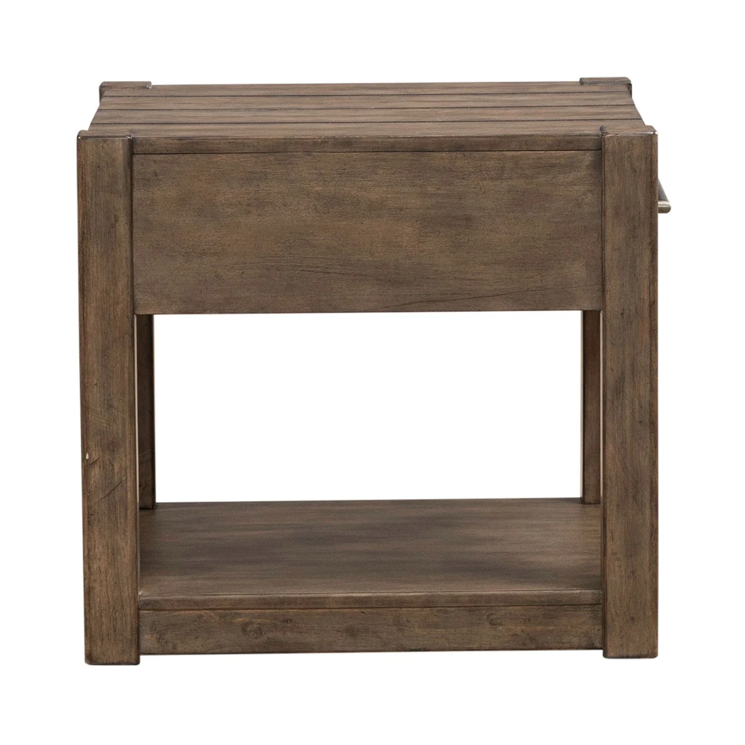 Broadmore - Drawer End Table - Cobblestone Brown - Image 3