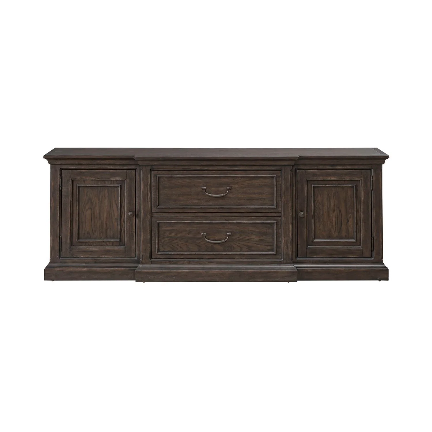 Paradise Valley - 78" Entertainment Console - Saddle Brown - Image 2
