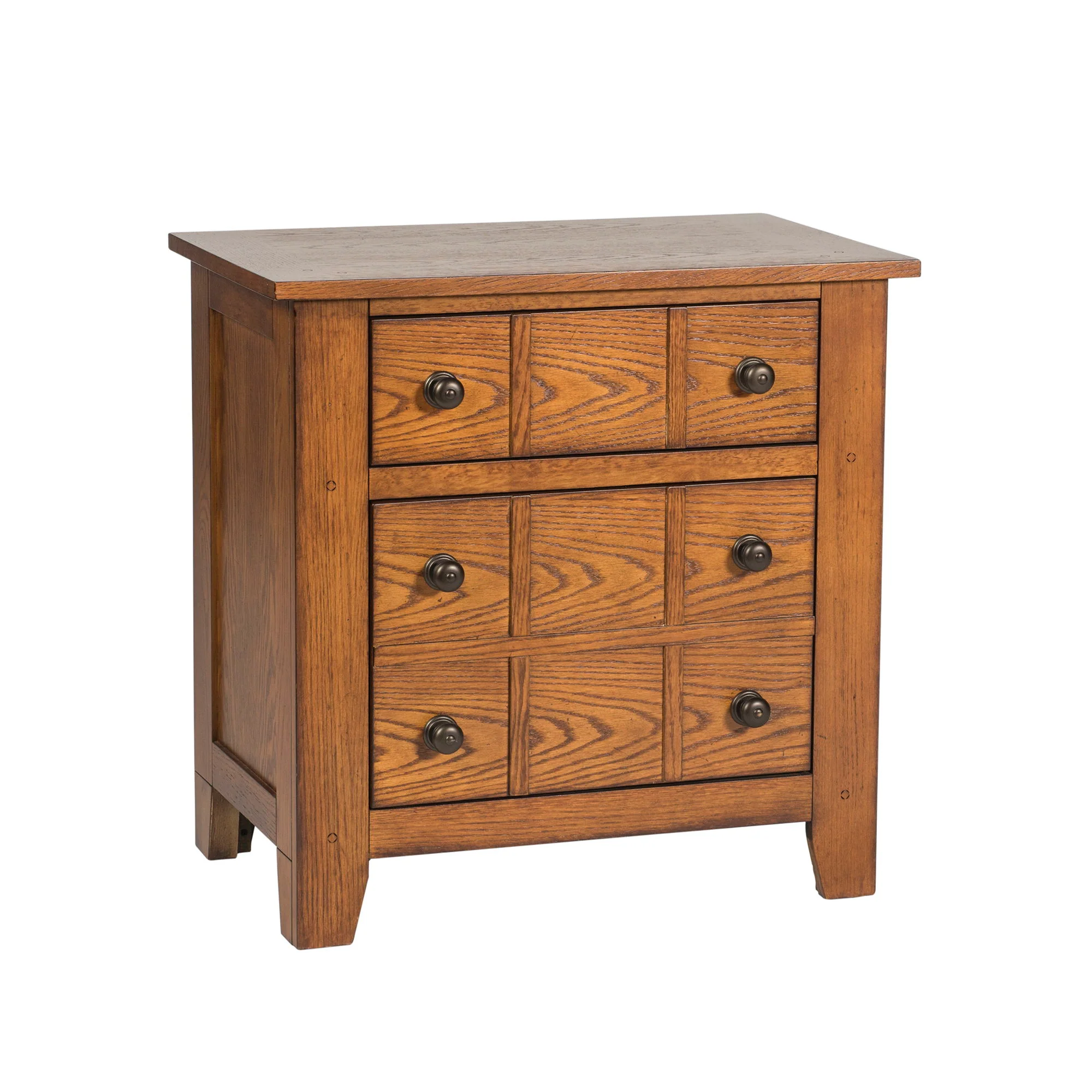 Grandpas Cabin - Nightstand - Aged Oak - Image 3