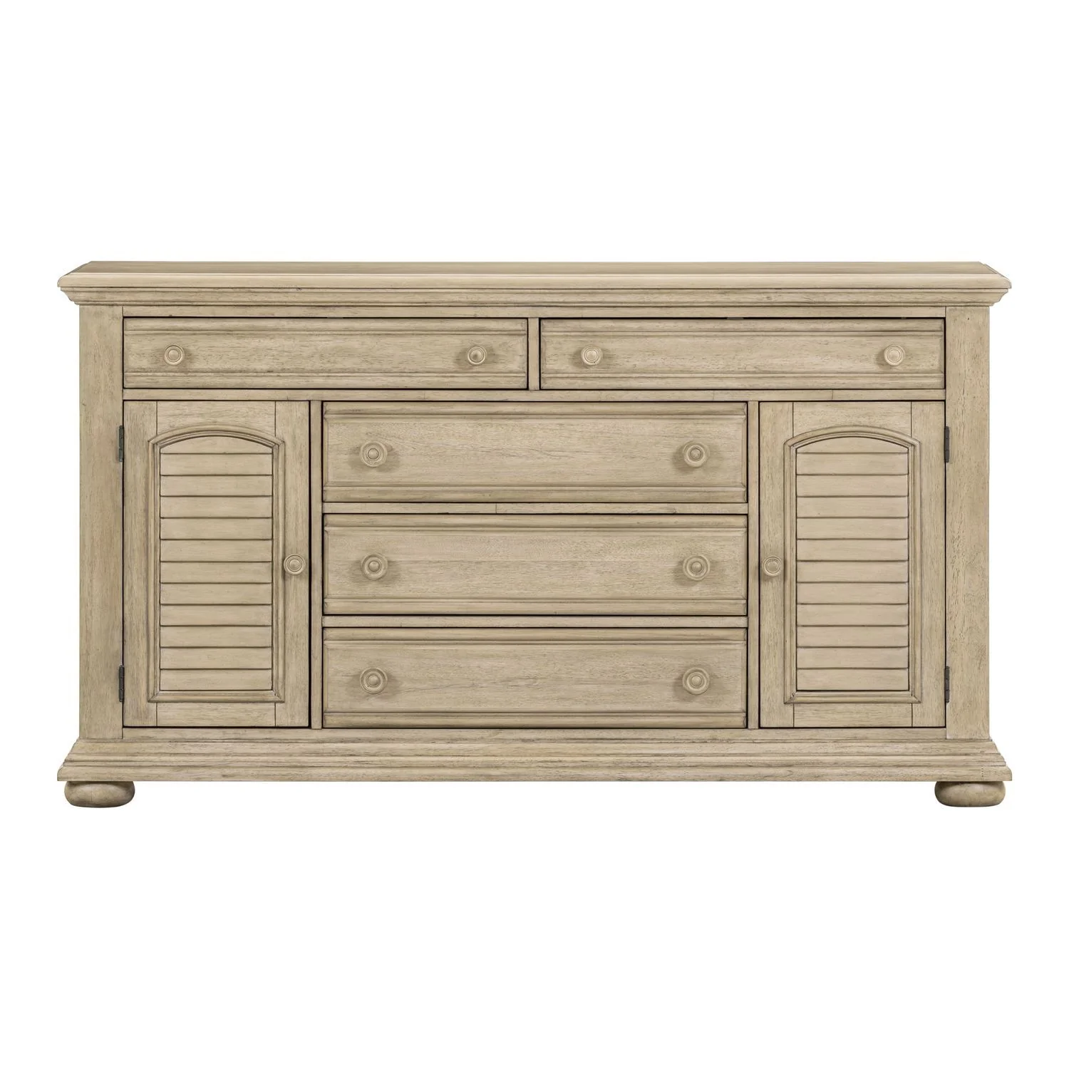 Summer House - 2 Door 5 Drawer Dresser - Sand Dune - Image 2