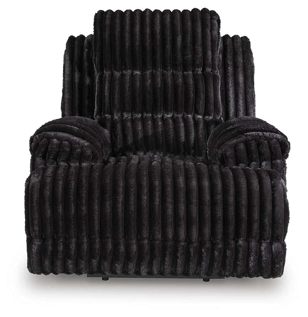 Rhine Falls - Zero Wall Power Recliner - Onyx - Image 3