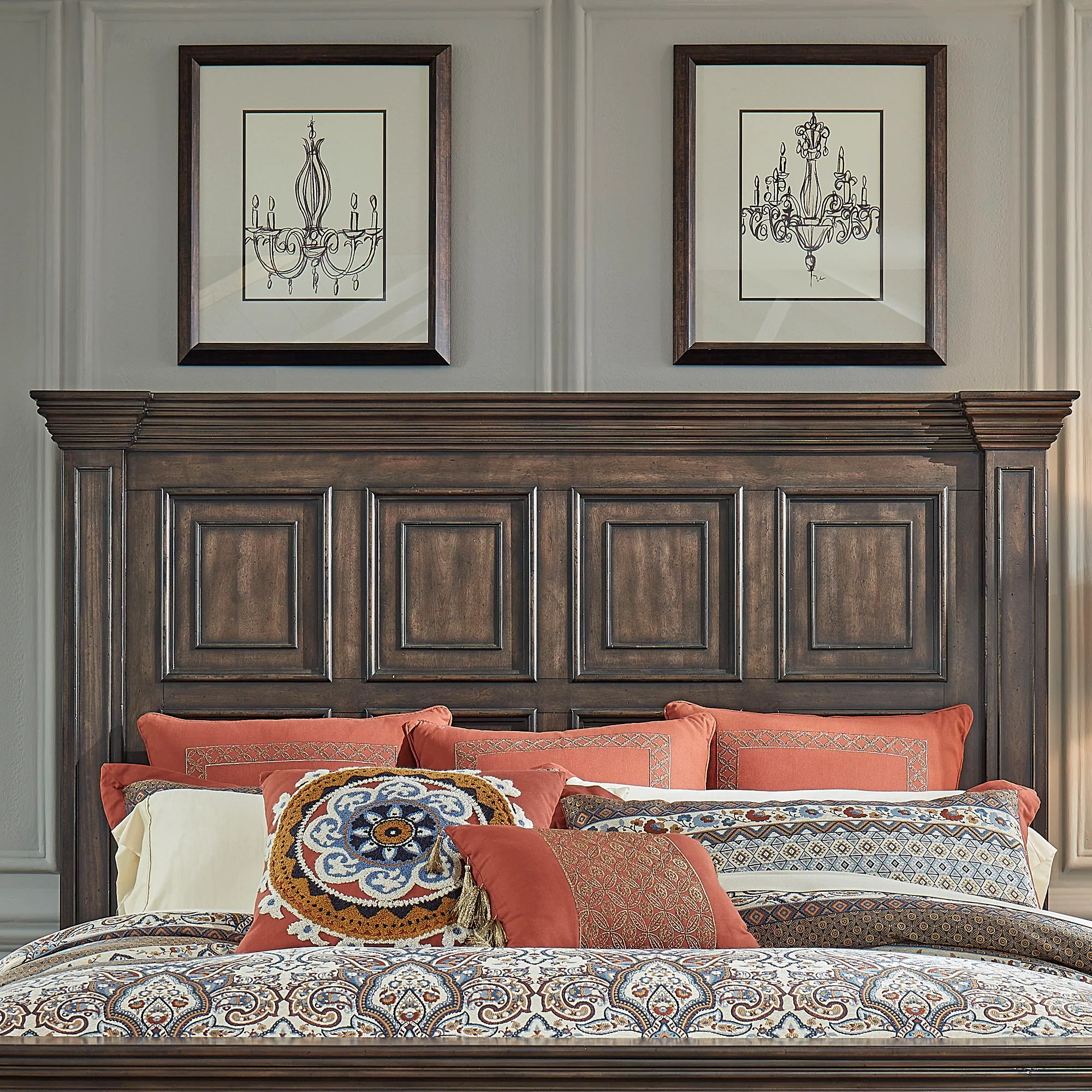 Big Valley - Mansion Headboard - Image 1