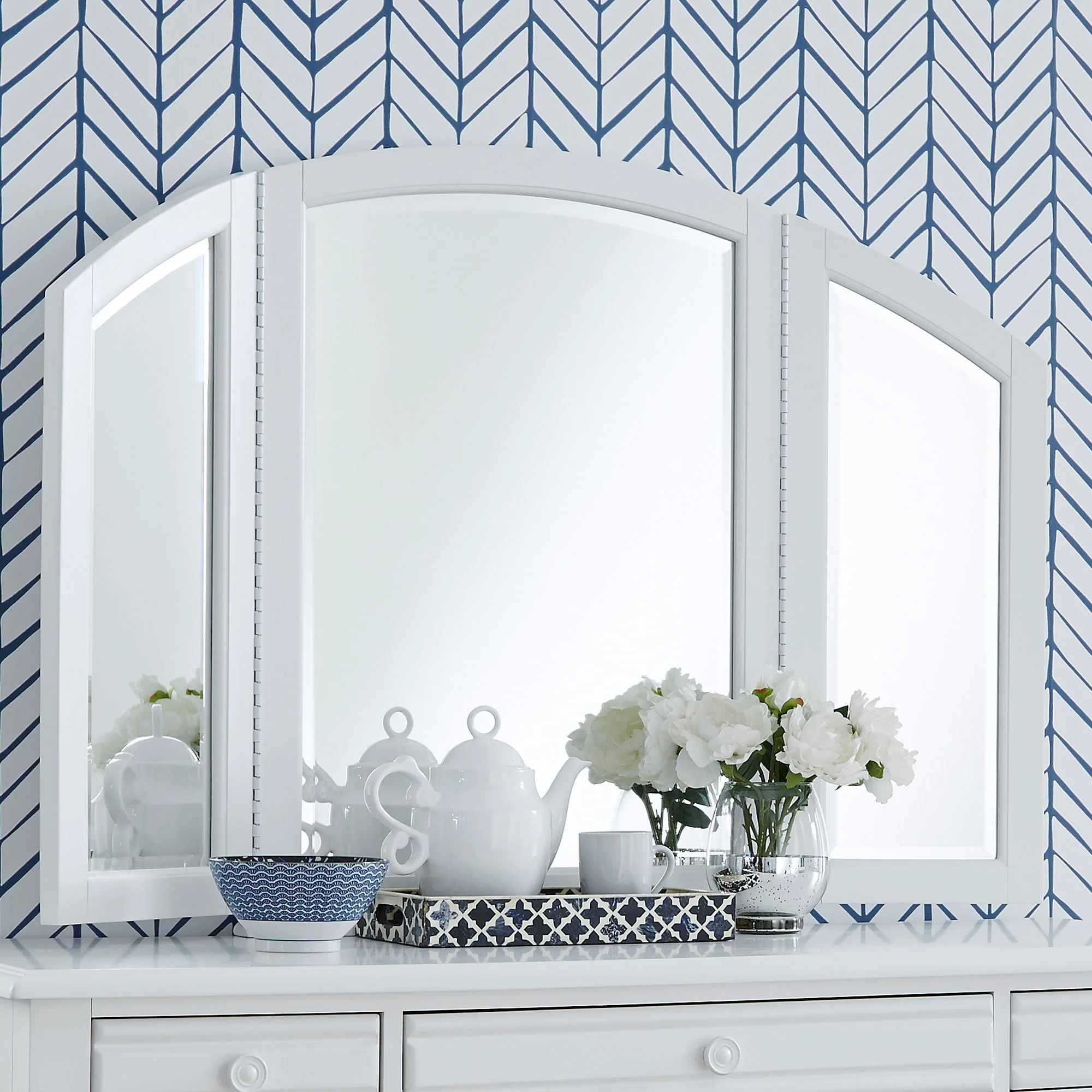 Summer House - Vanity Mirror - Oyster White - Image 3