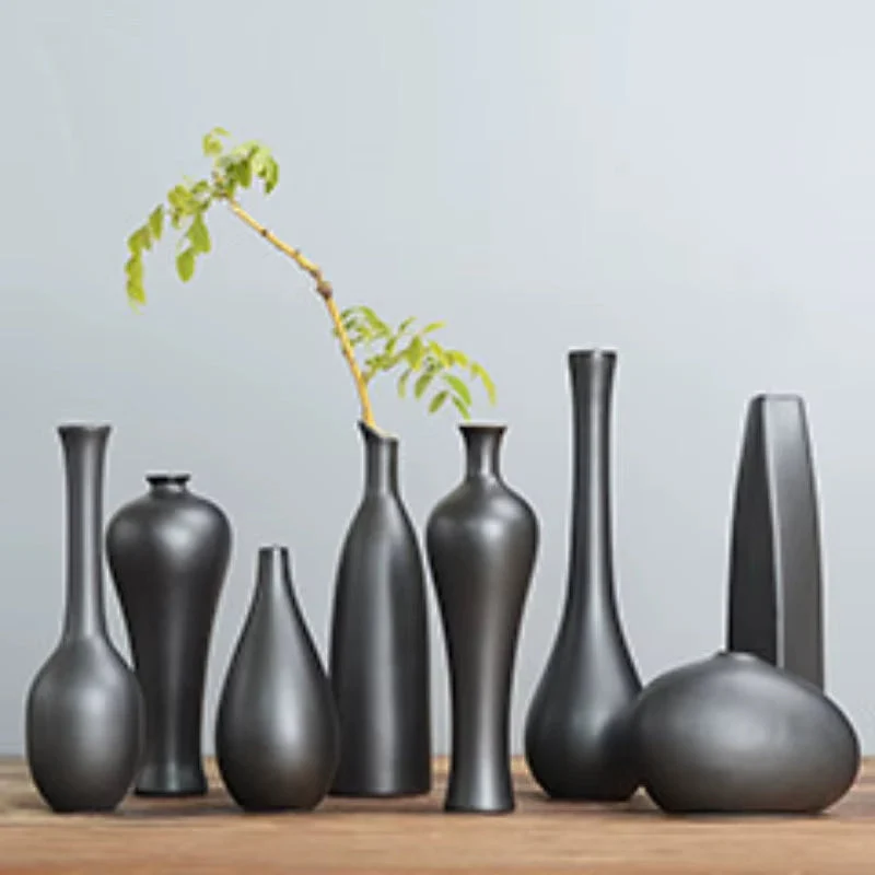 Ceramic Geometric Modern Vase - Image 2