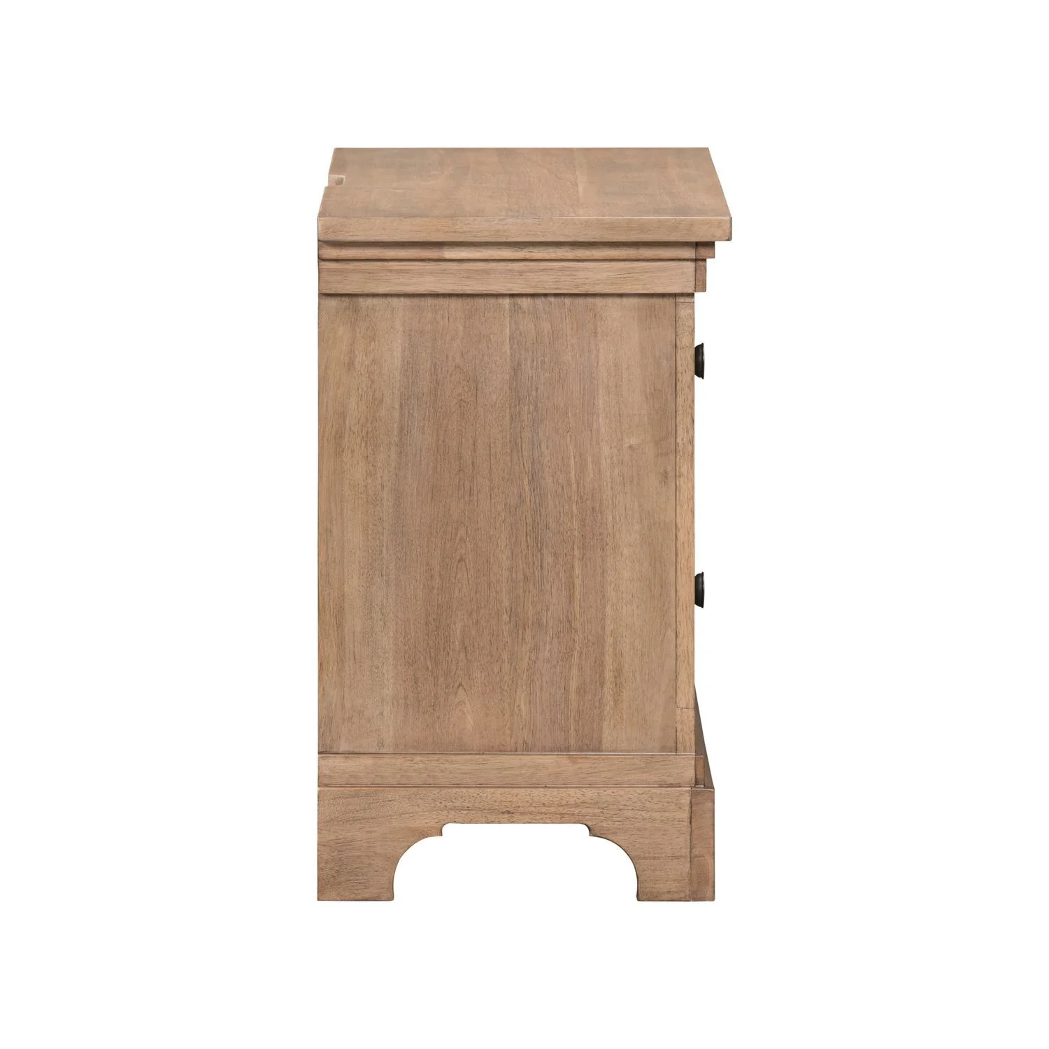 Haven Hills - Nightstand With Charging Station - Camel Beige - Image 3