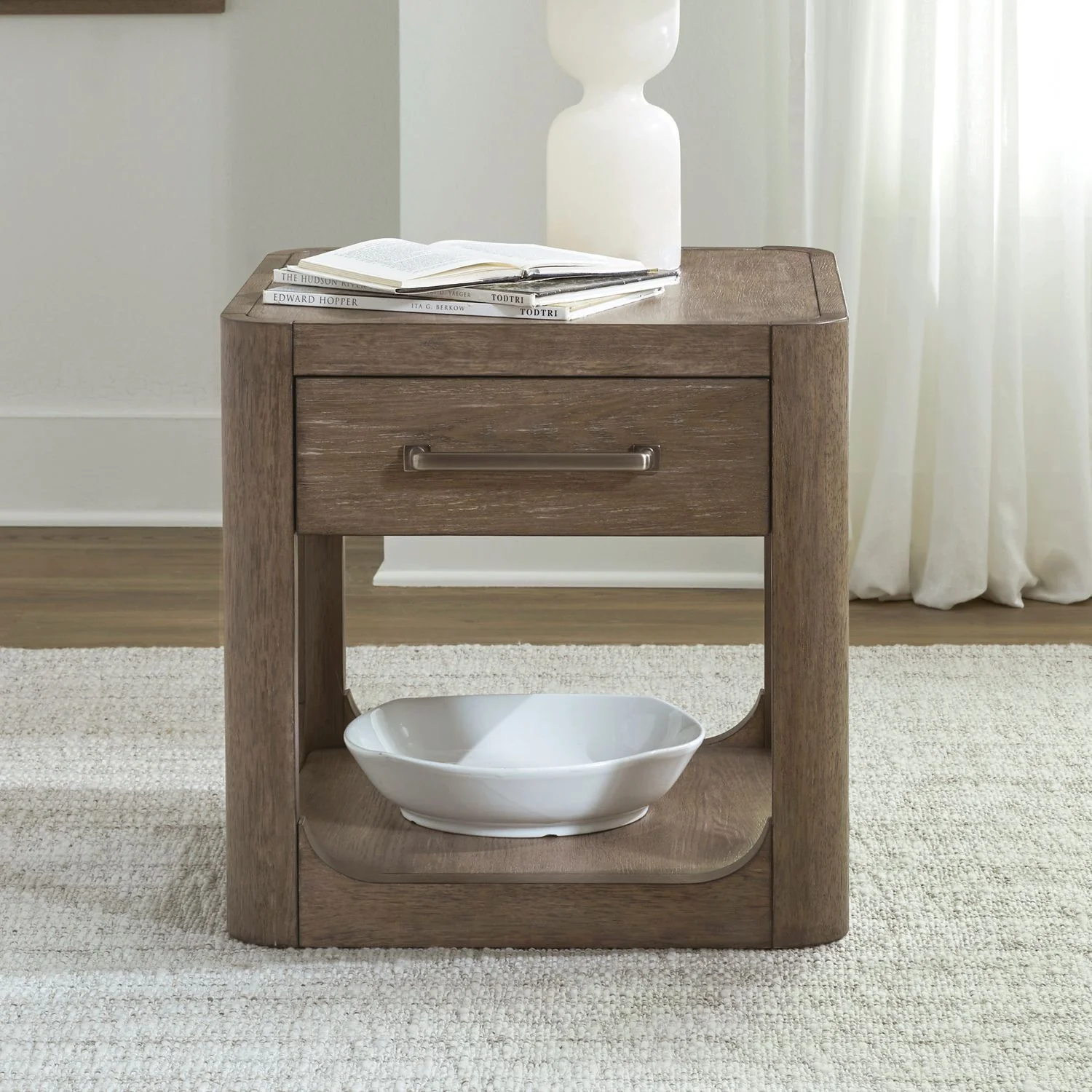 South Bend - End Table - Burnished Clay - Image 1