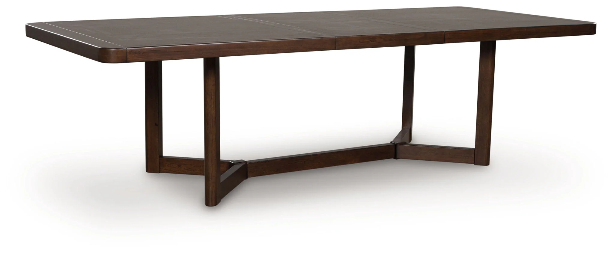 Dilenno - Rectangular Dining Room Extension Table - Dark Brown - Image 1