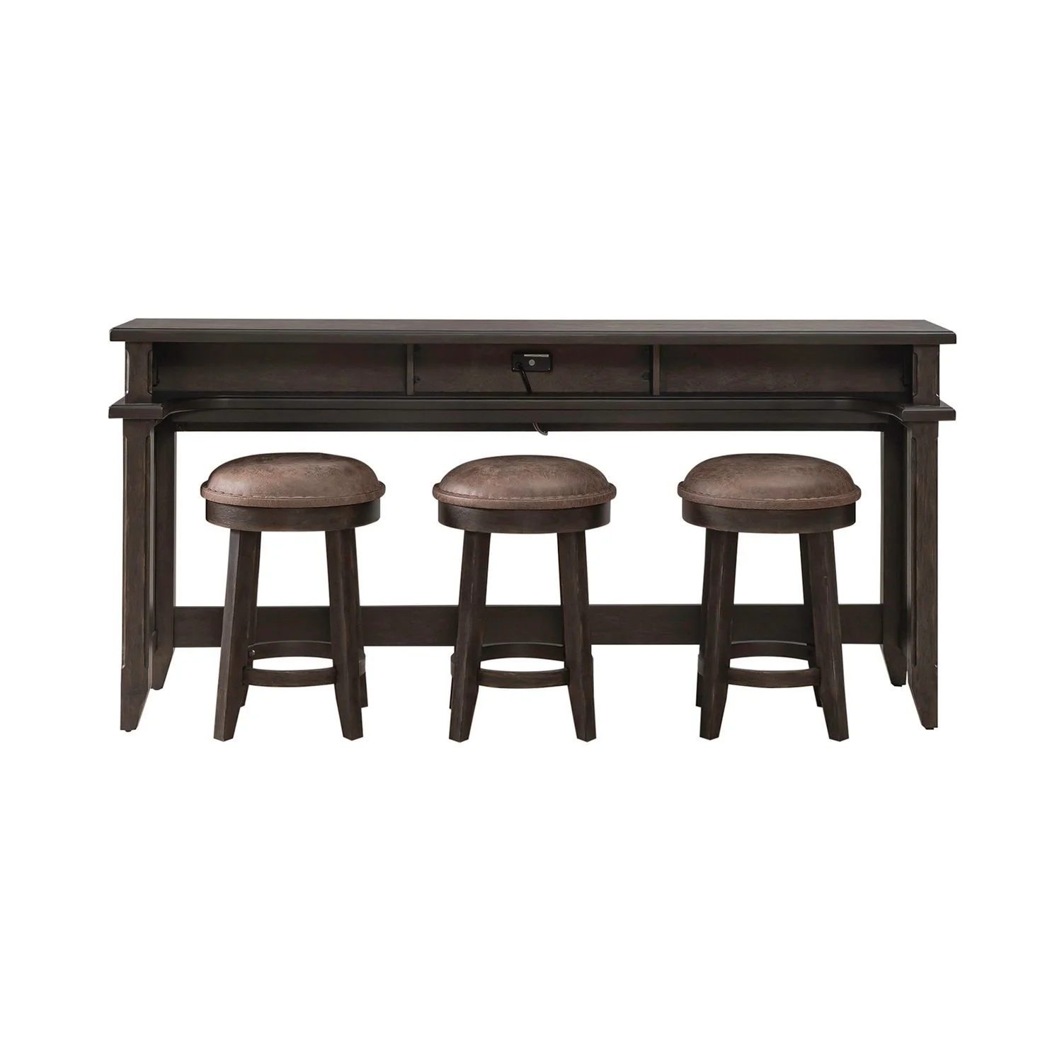 Paradise Valley - 4 Piece Living Room Set - Saddle Brown - Image 3