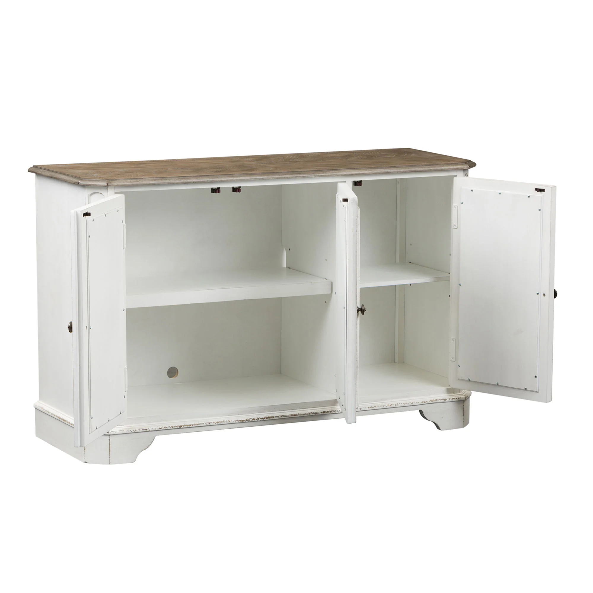 Magnolia Manor - Hall Console - Antique White - Image 2