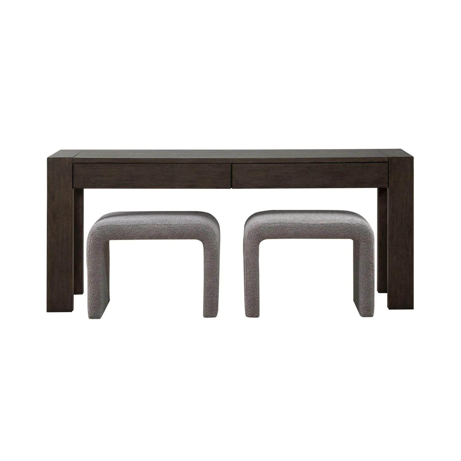 Cascade Falls - 3 Piece Set - Satin Espresso / Gray - Image 3