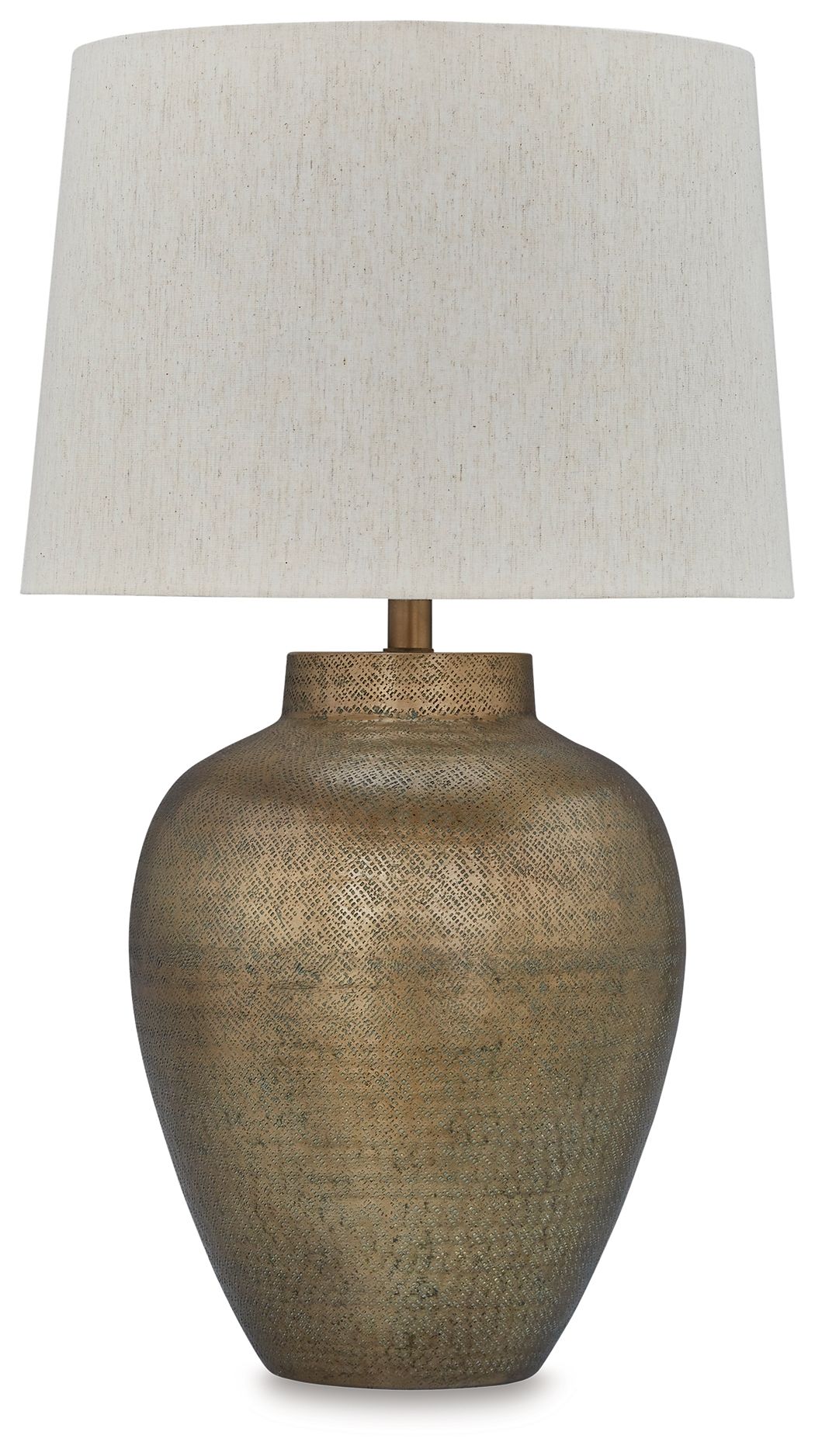 Madney - Metal Table Lamp - Antique Gold Finish - Image 1