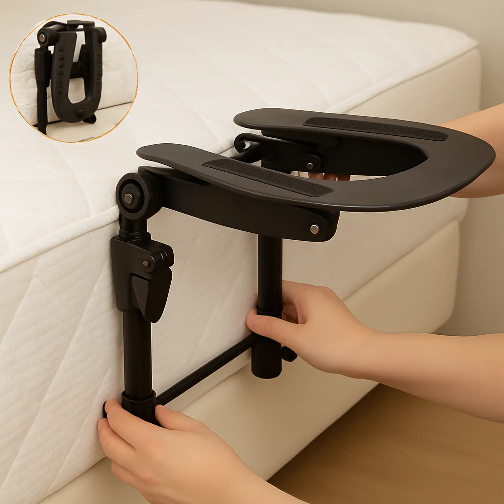 Bed-Mounted Ergonomic Home Massage Face Bracket - Image 2