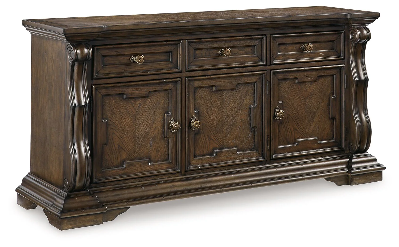 Maylee - Dining Room Buffet - Dark Brown - Image 1