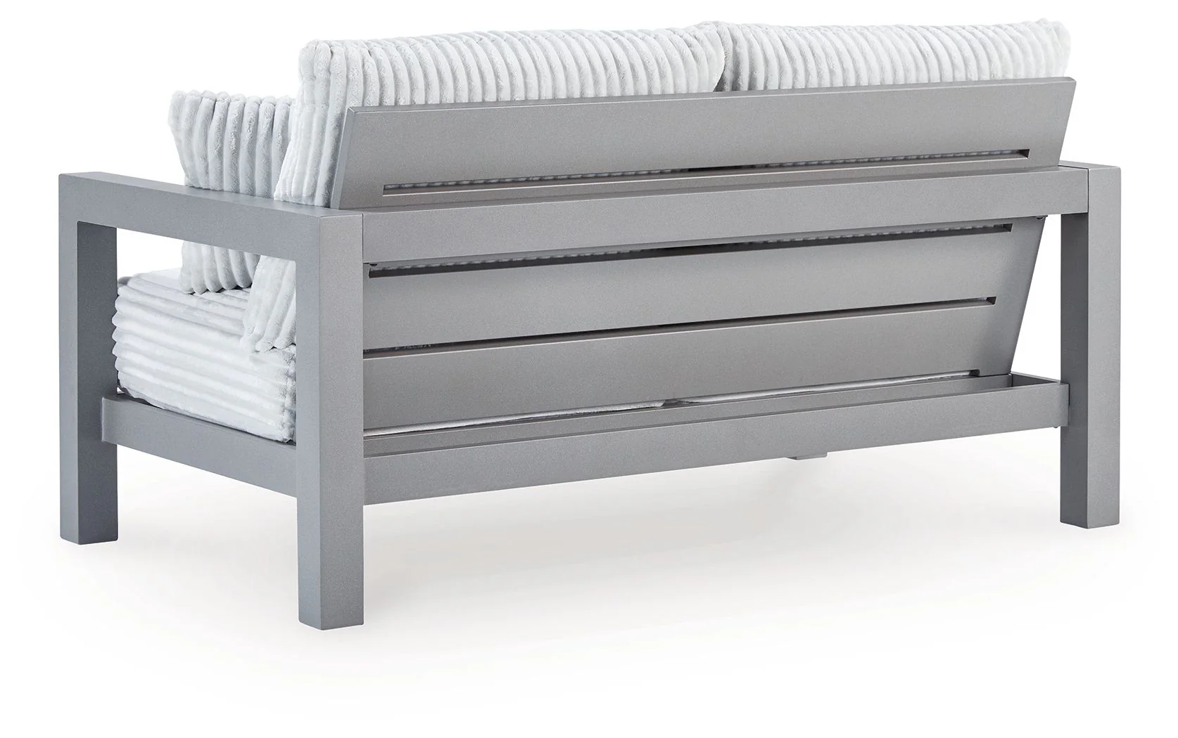 Hurley Park - Loveseat With Cushion - Gray - Image 3