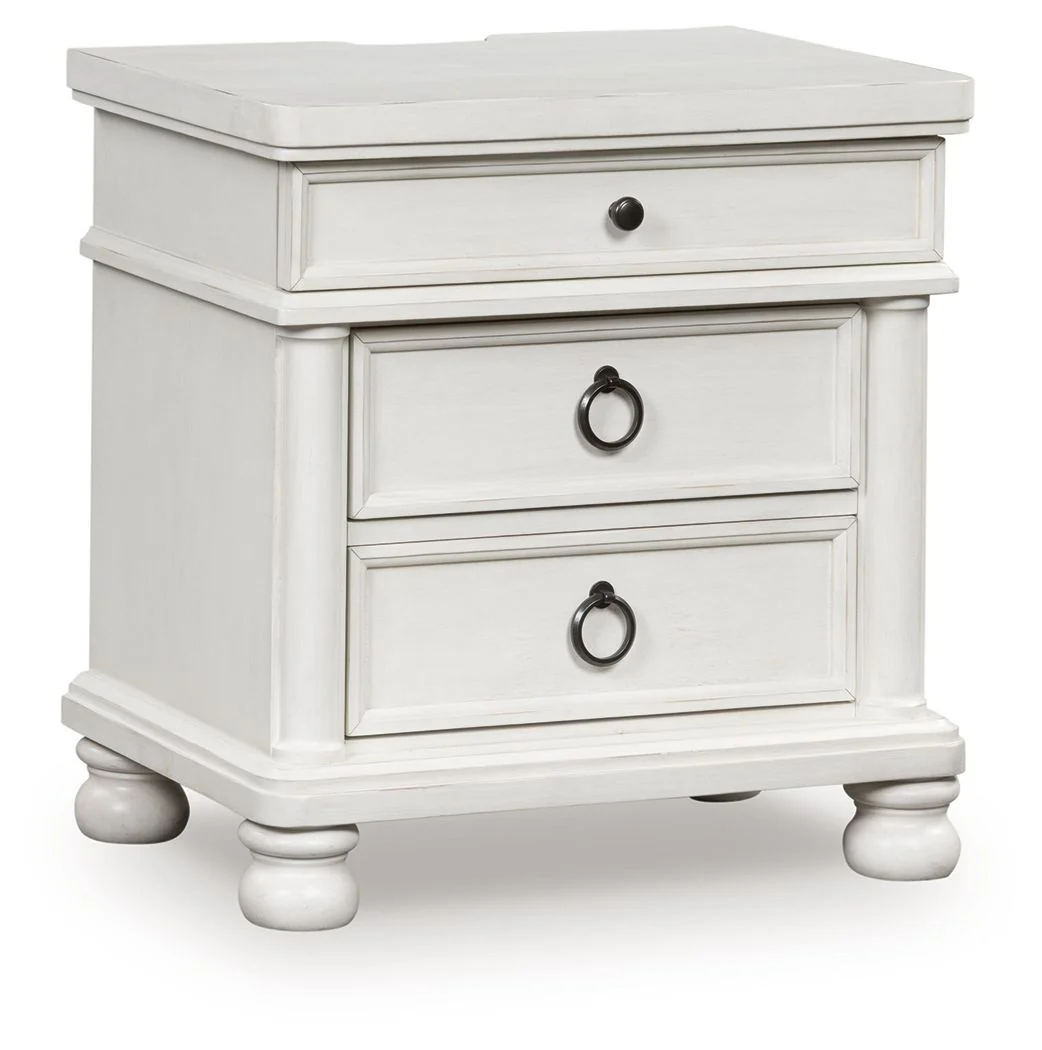 Rowlenstown - Three Drawer Night Stand - Image 1