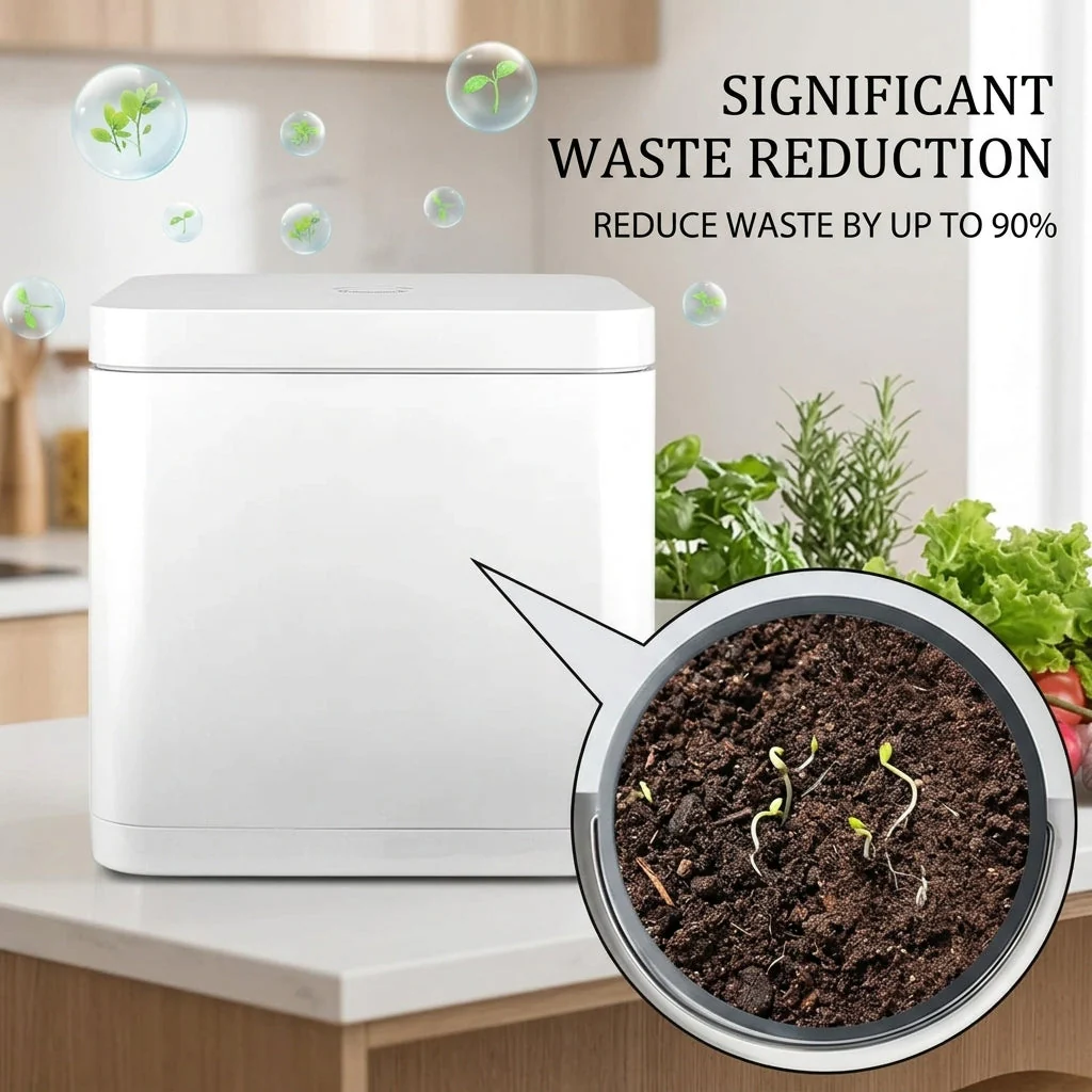 No Waste Smart Kitchen Food Composter Recycling Machine - Image 2