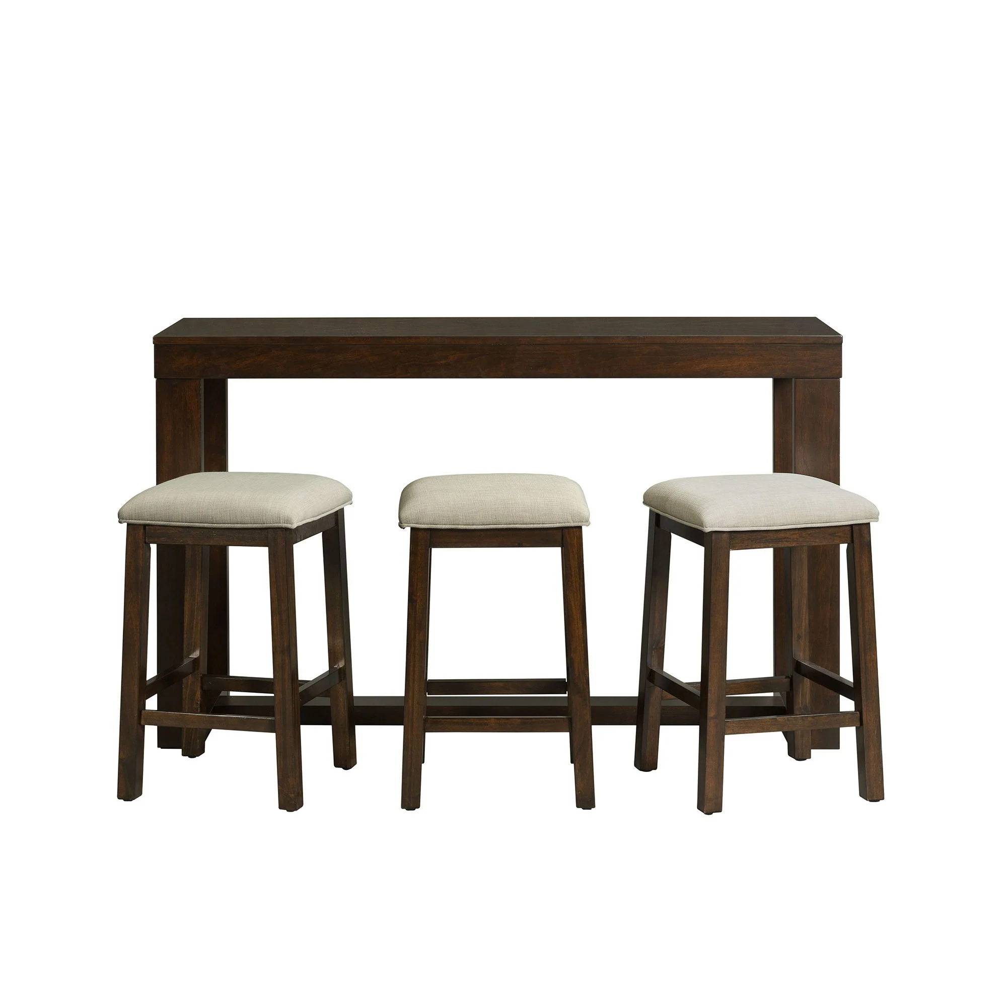 Hardy - Multipurpose Bar Table Set - Dark Walnut - Image 2