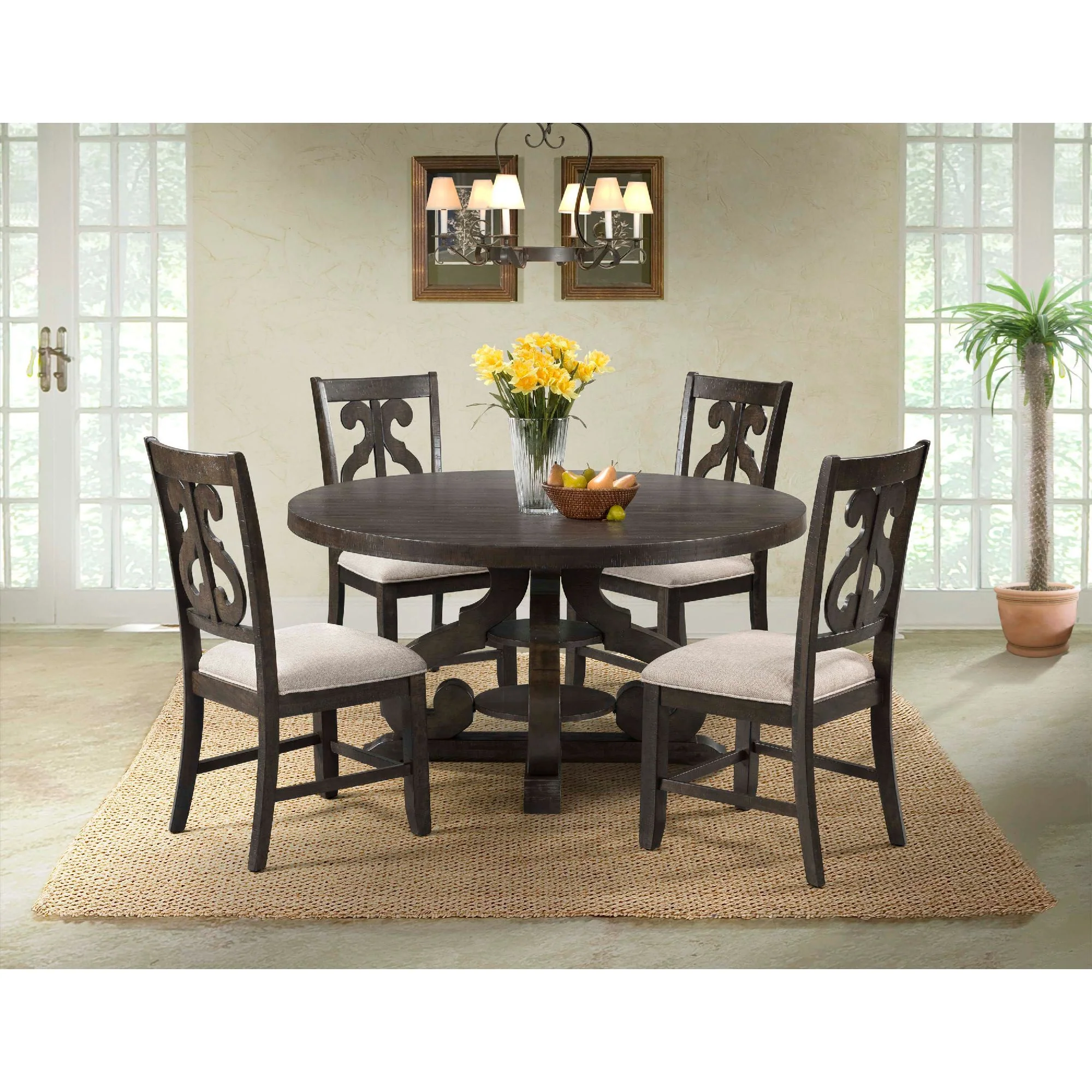Stone - Round Dining Set - Image 1