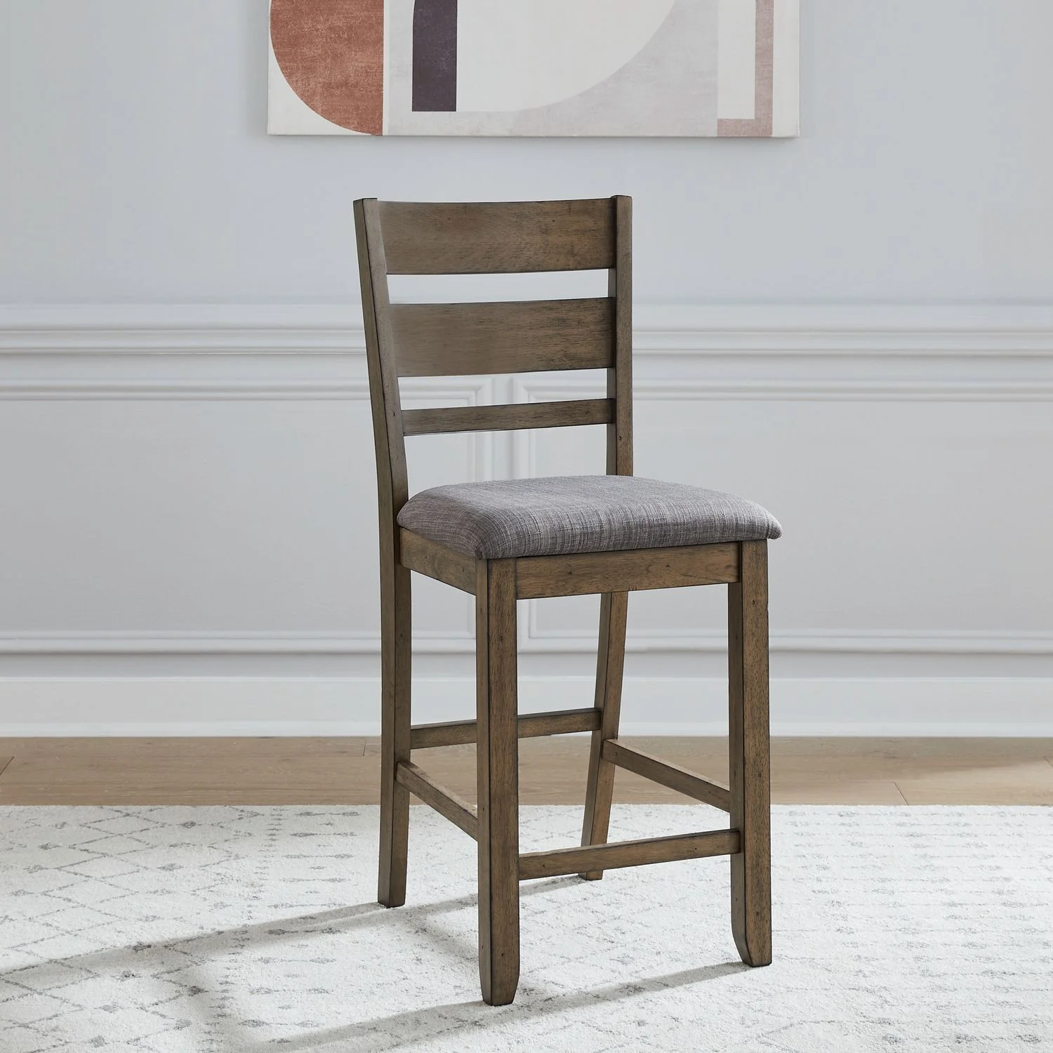 Brook Bay - Slat Back Upholstered Counter Chair (RTA) - Image 2