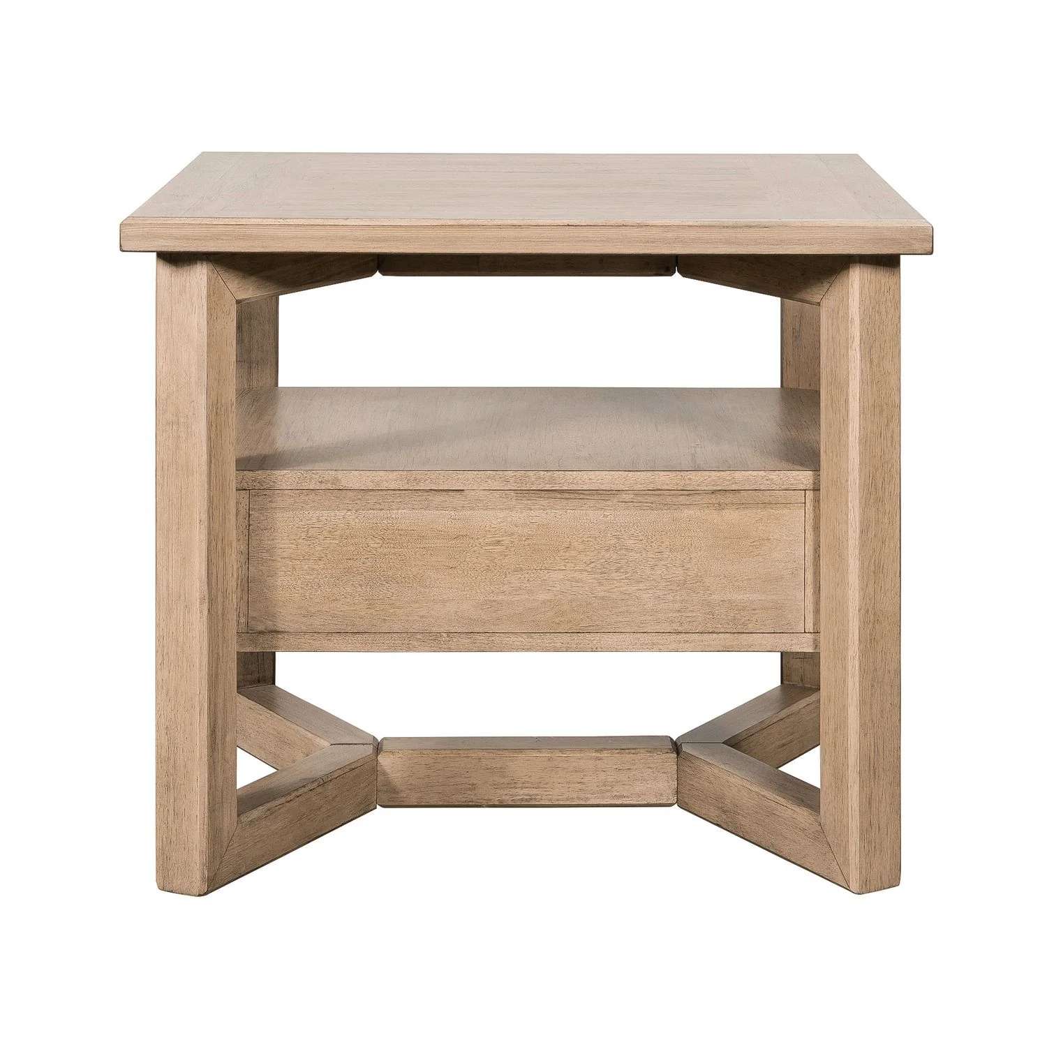 Proximity Place - Rectangular End Table - Barley Buff - Image 3