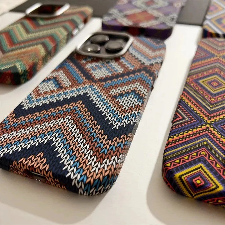Carbon Weave Sleek Texture iPhone Case - Image 3