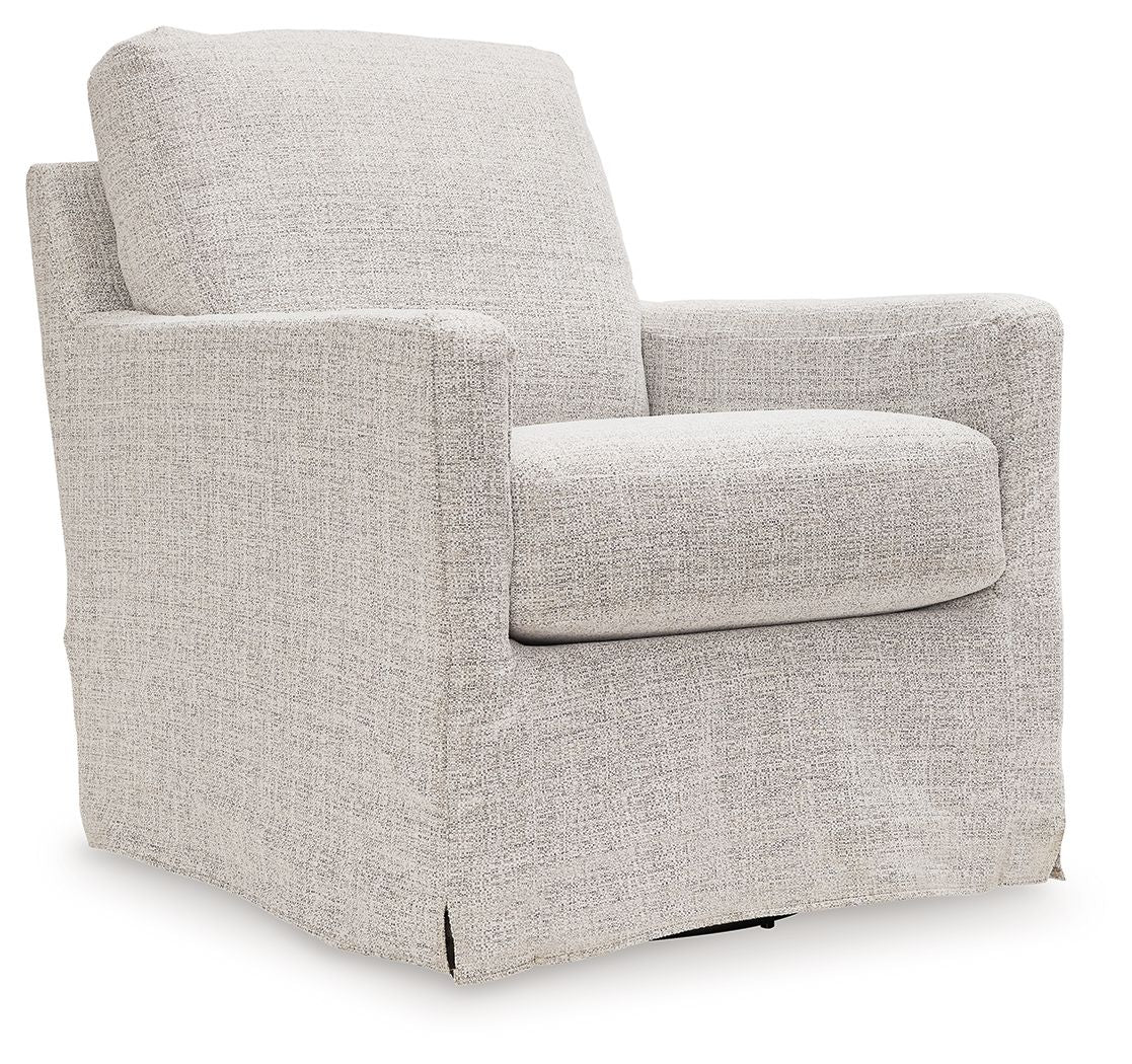 Nenana Next-Gen Nuvella - Swivel Glider Accent Chair - Image 1