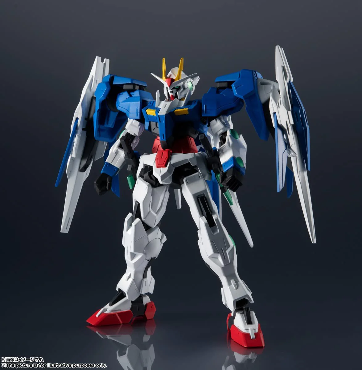 Tamashi Nations Mobile Suit Gundam GN-0000+GNR-010 00 Raiser Bandai Spirits Gundam Universe - Image 2
