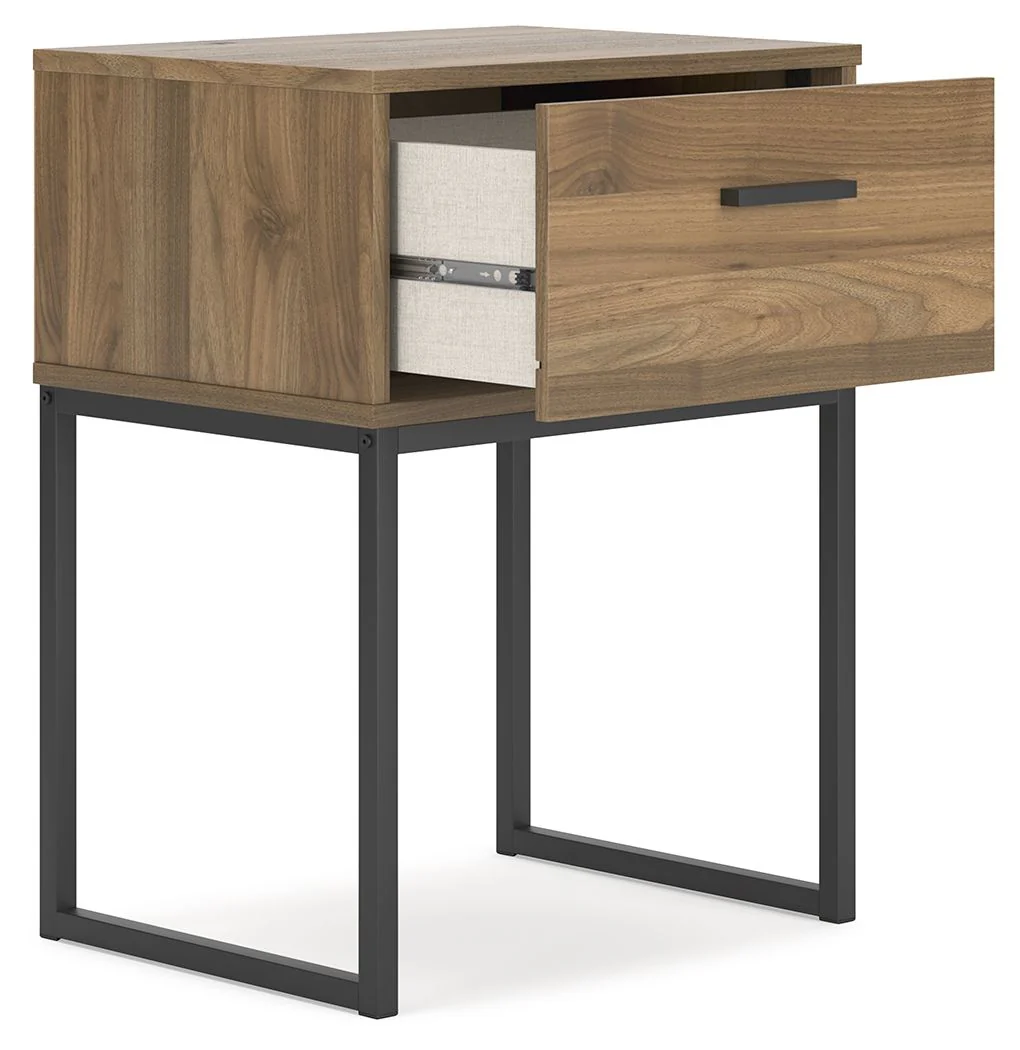 Deanlow - One Drawer Night Stand - Honey - Image 3