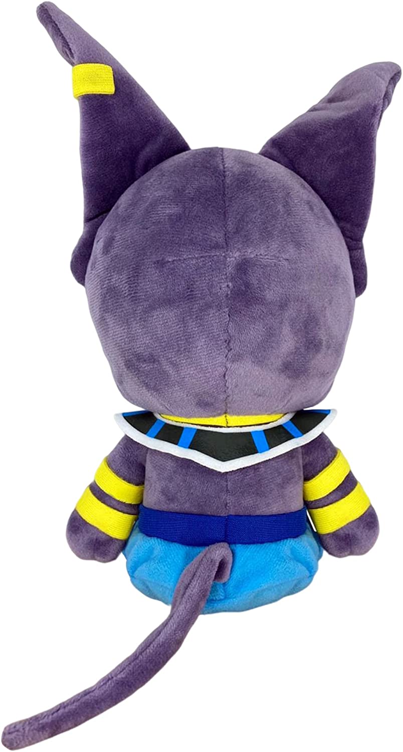 Great Eastern Entertainment Dragon Ball Super Beerus Sitting Plush 7" - Image 2