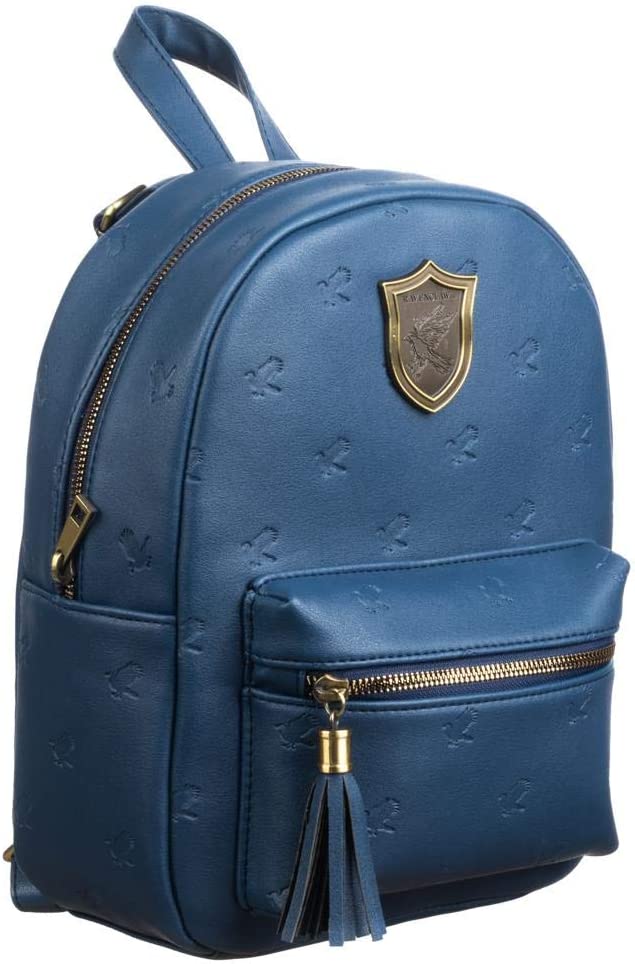Harry Potter Hogwarts Ravenclaw Faux Leather Mini Backpack Bag - Image 3