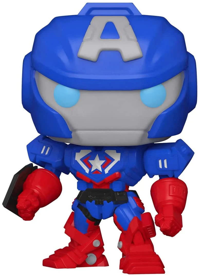 Funko Pop! Marvel: Marvel Mech - Captain America Vinyl Figure - Image 1