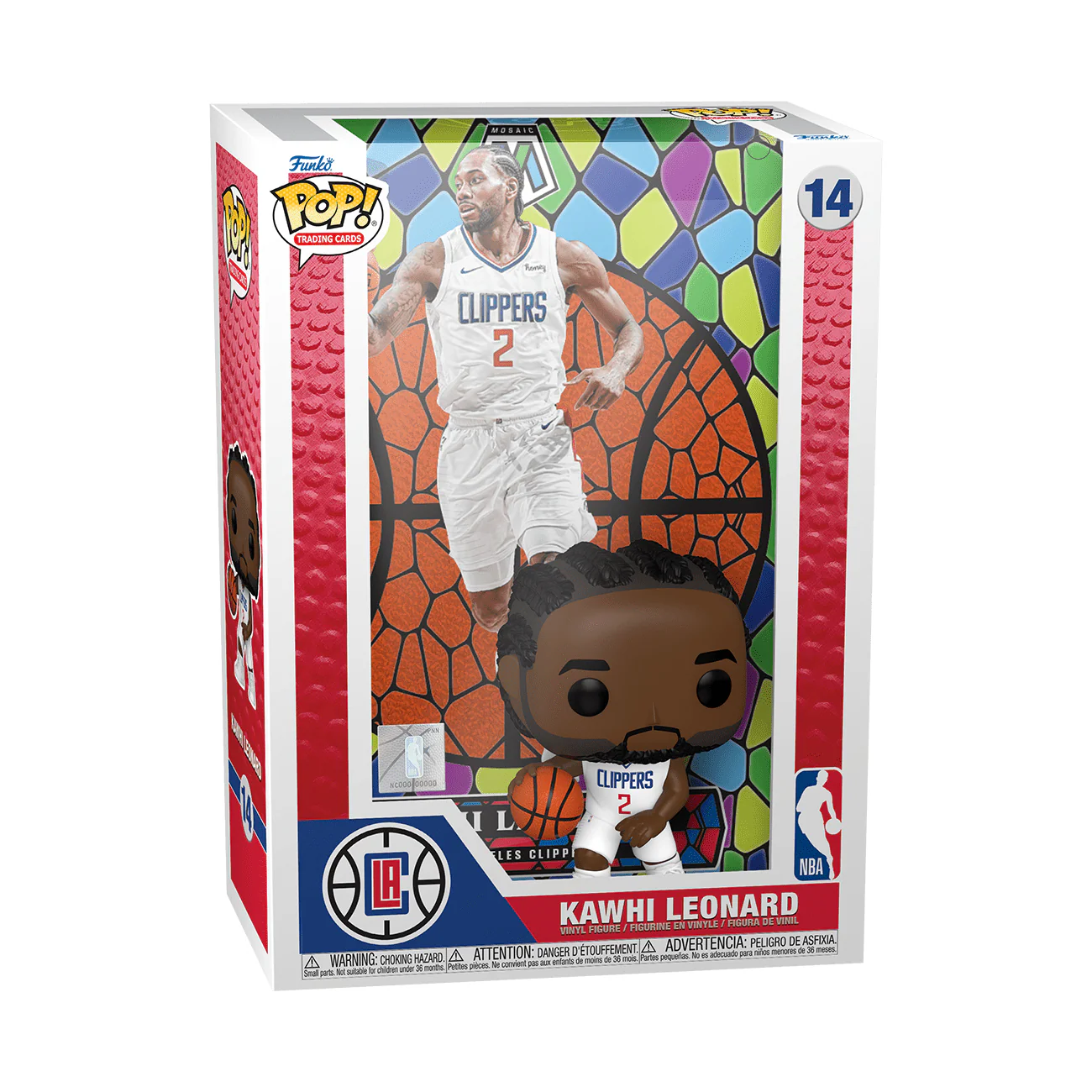 Funko Pop! Trading Cards: NBA - Kawhi Leonard Mosaic - Image 2