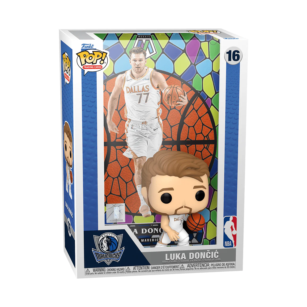 Funko Pop! Trading Cards: NBA - Luka Doncic Mosaic - Image 2