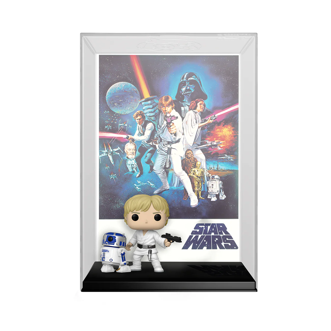 Funko Pop! Movie Poster: Star Wars - A New Hope Luke Skywalker with R2-D2 - Image 1