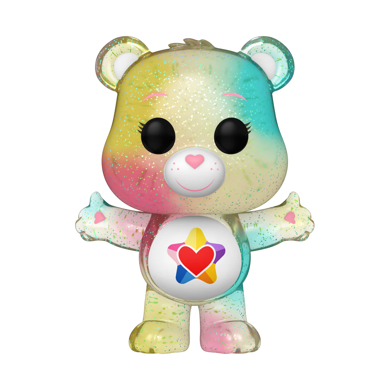 Funko Pop! Animation: Care Bear 40th Anniversary – True Heart Bear Translucent Chase