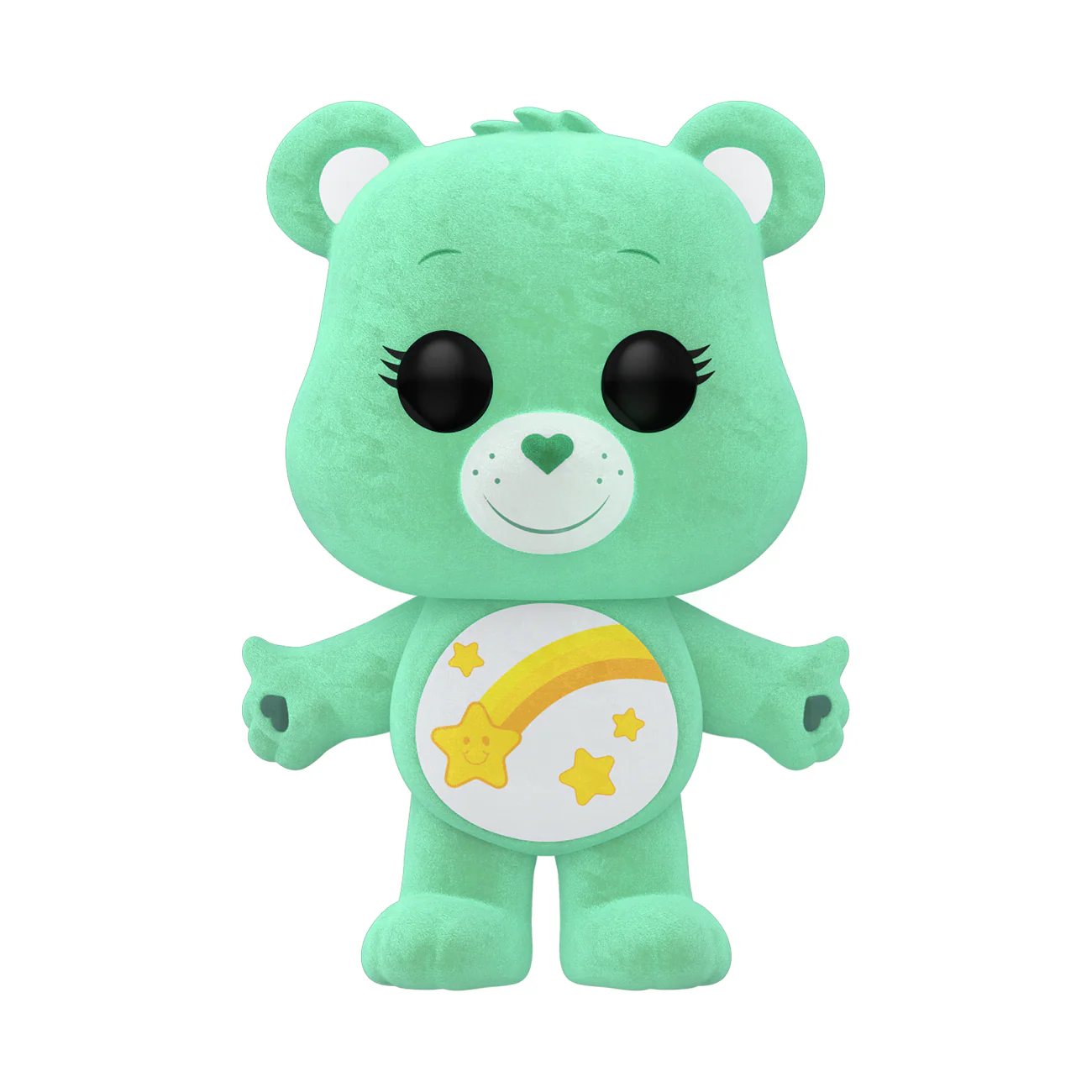Funko Pop! Animation: Care Bear 40th Anniversary - Wish Bear Flocked Chase - Image 1