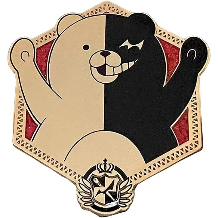 Golden Monokuma - Limited Edition Danganronpa Enamel Pin - Image 1