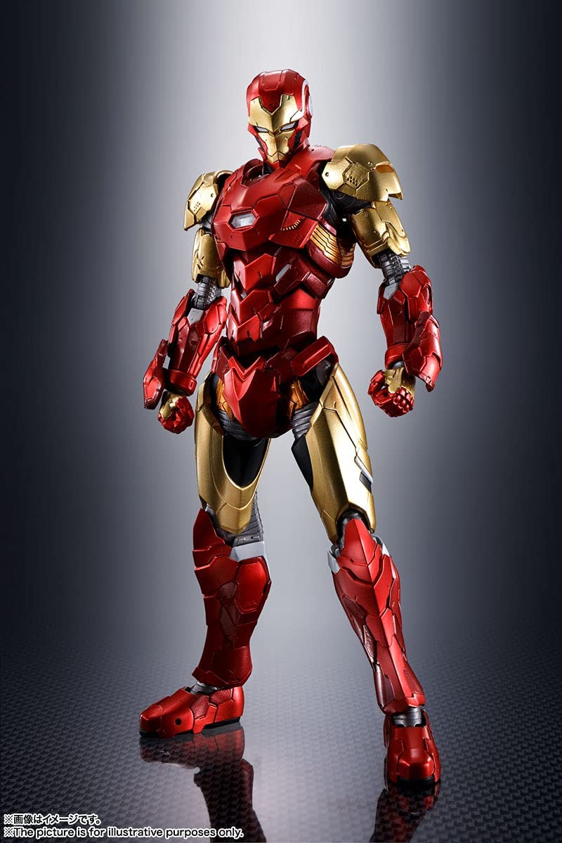 Tamashi Nations Tech-On Avengers Iron Man Bandai Spirits S.H.Figuarts Action Figure - Image 3