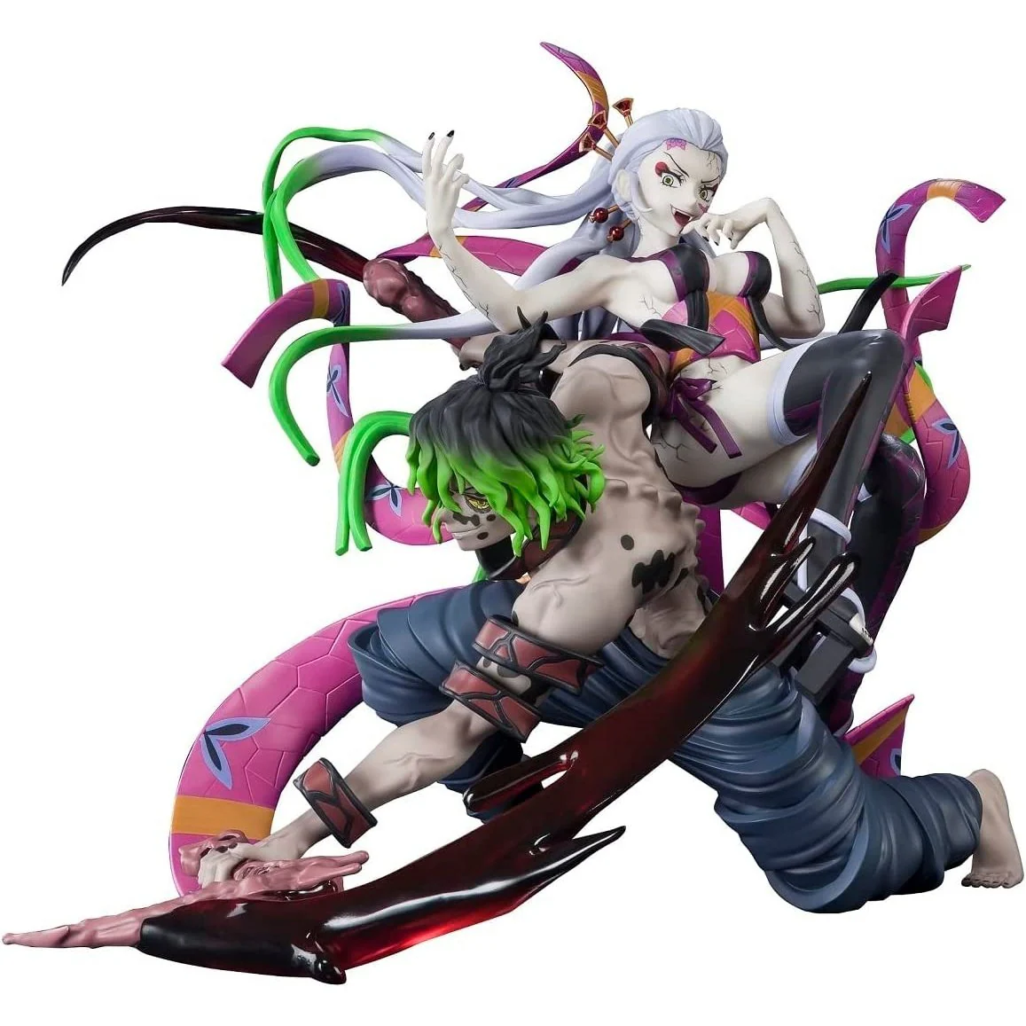 TAMASHII NATIONS - Demon Slayer Kimetsu no Yaiba - Daki and Gyutaro Bandai FiguartsZERO - Image 1