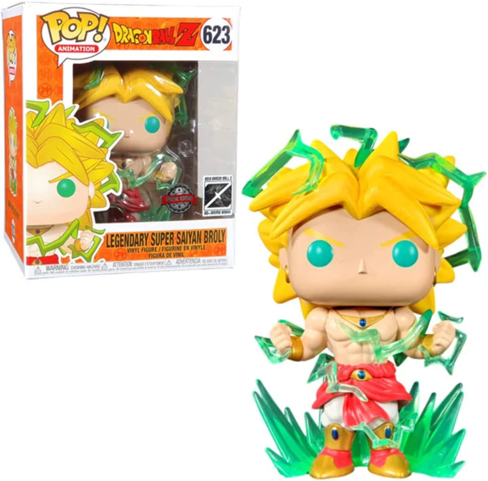 Funko Pop! Animation: Dragon Ball Z - Legendary Super Saiyan Broly #623 6-Inch Galactic Toys 30th Anime Anniversary Exclusive - Image 1