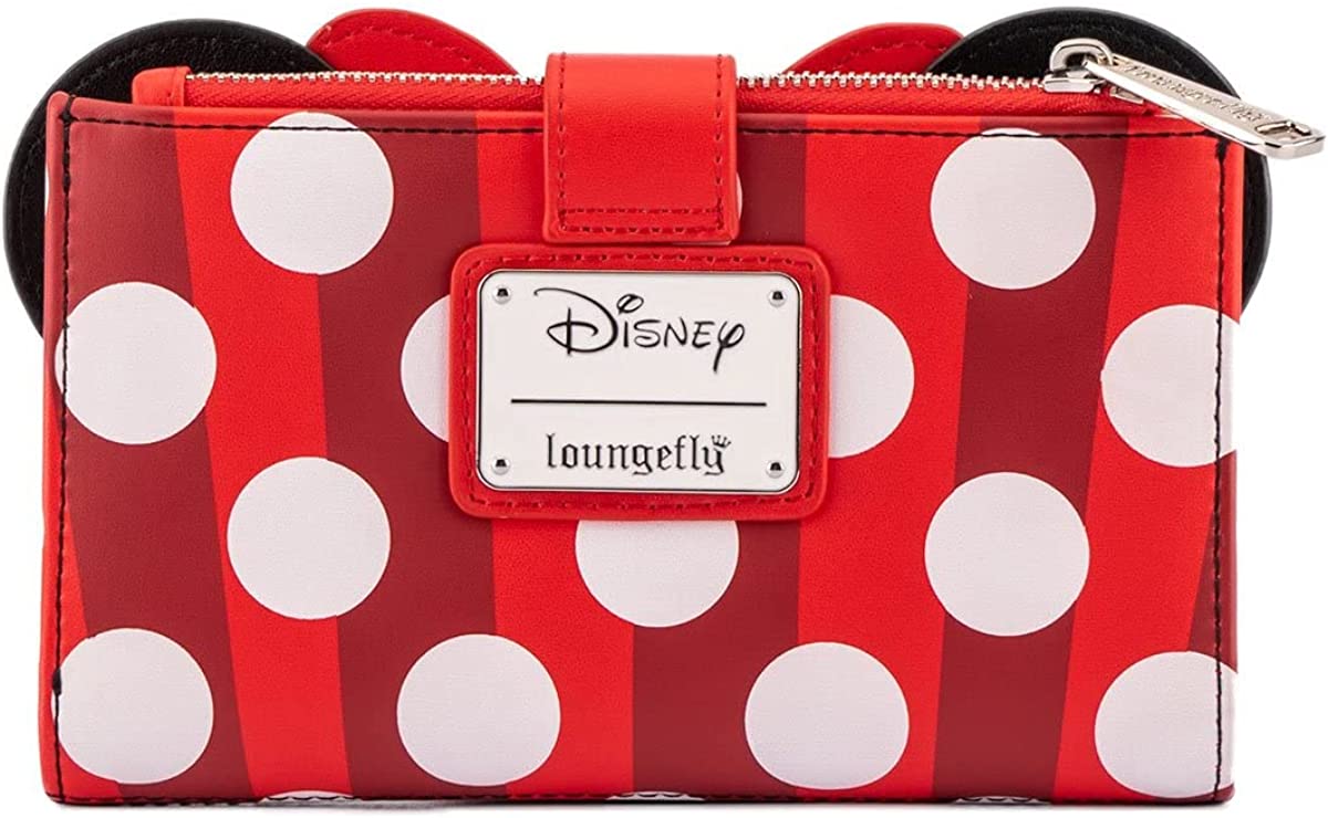 Loungefly Disney Minnie Mouse Sweets Collection Faux Leather Flap Wallet - Image 3