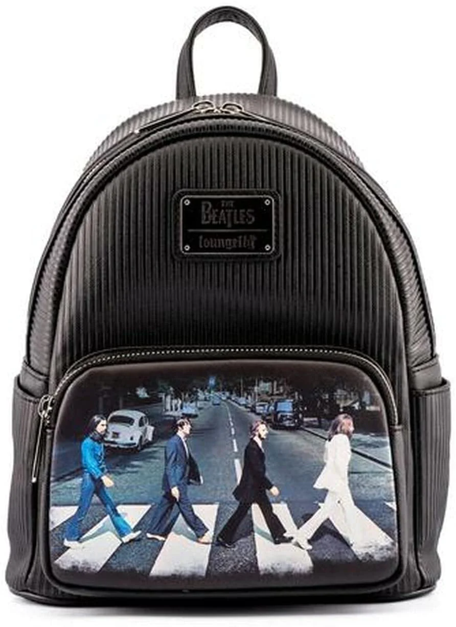 Loungefly The Beatles Abbey Road Womens Double Strap Shoulder Bag Purse - Image 1
