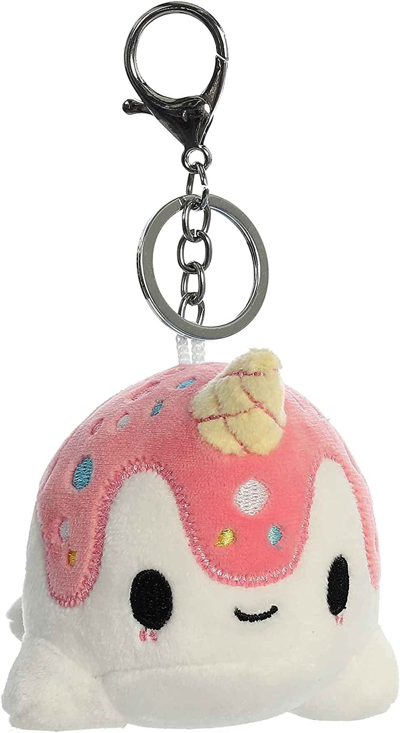 Tasty Peach Aurora 4" Vanilla-Berry Nomwhal Clip-On - Image 3