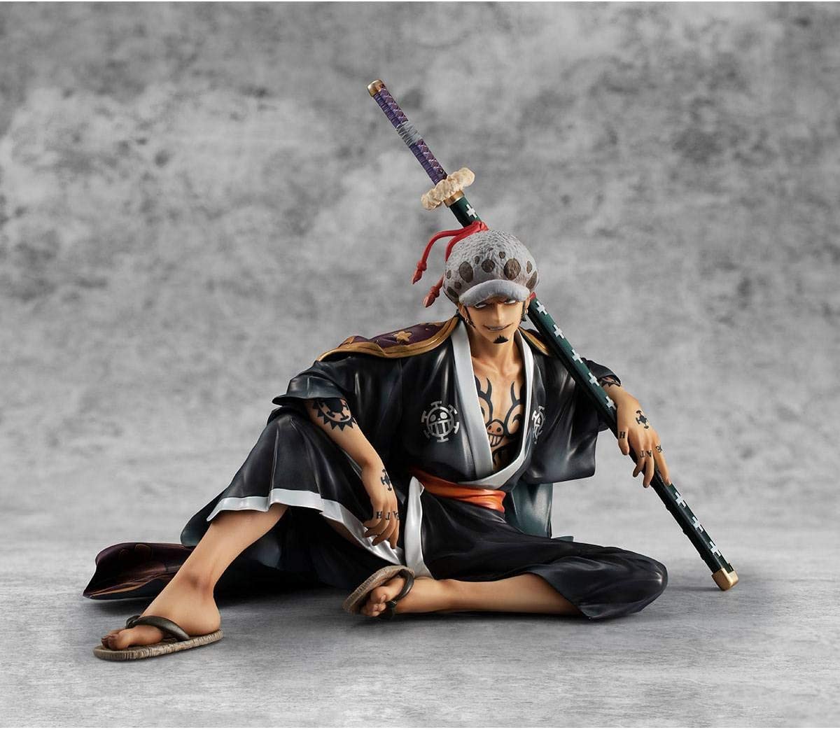 Megahouse One Piece Portrait of Pirates Warriors Alliance Trafalgar Law Figure - Image 2