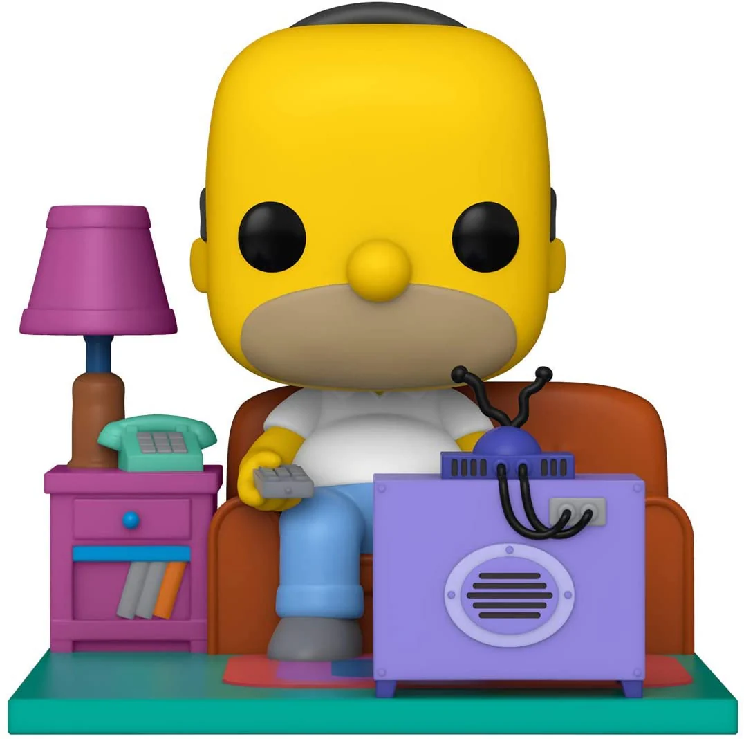 Funko Pop! Deluxe Animation: The Simpsons – Homer Watching TV #909