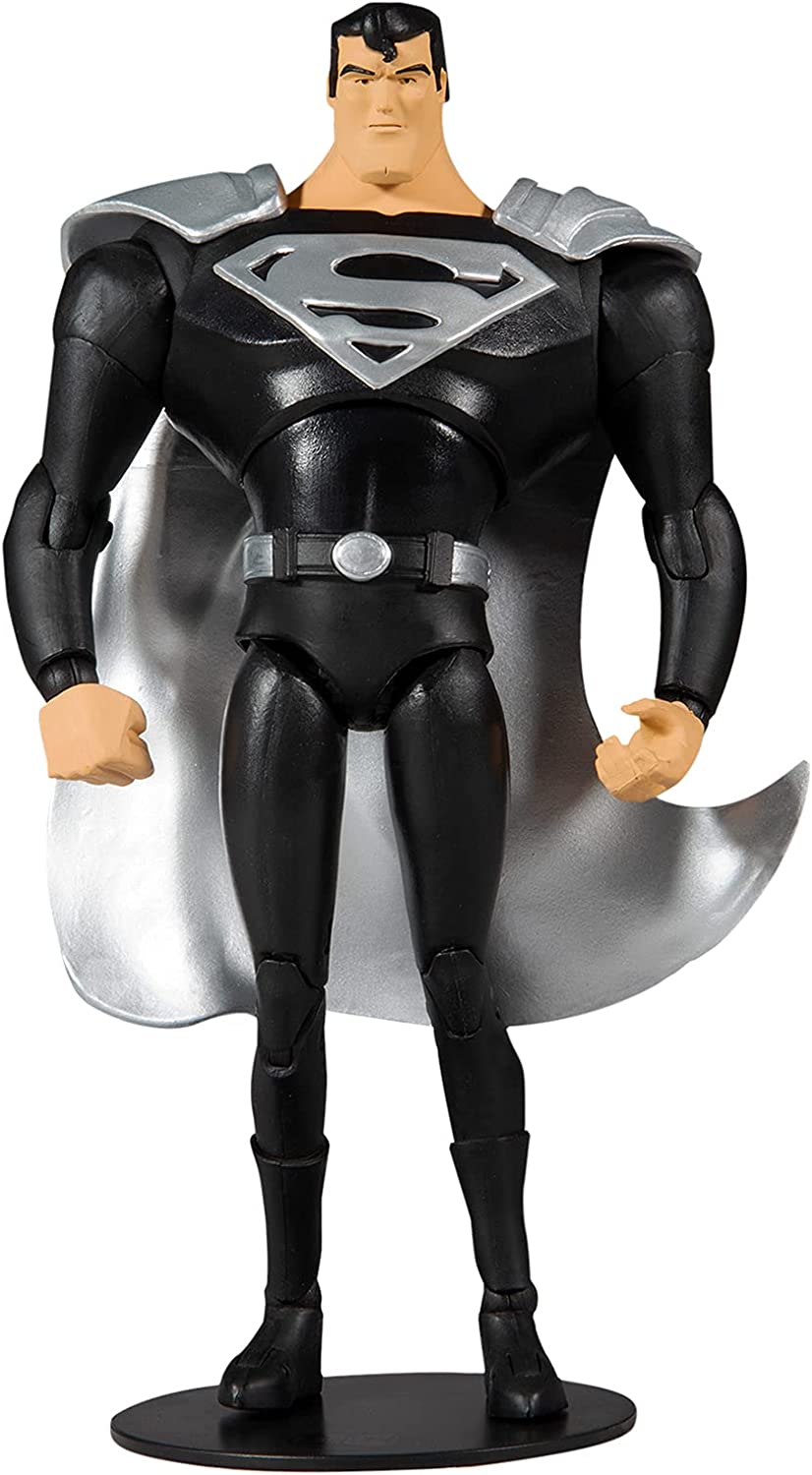 McFarlane Toys DC Multiverse Superman Black Suit Variant The Animated Series 7" Action Figure - Image 1