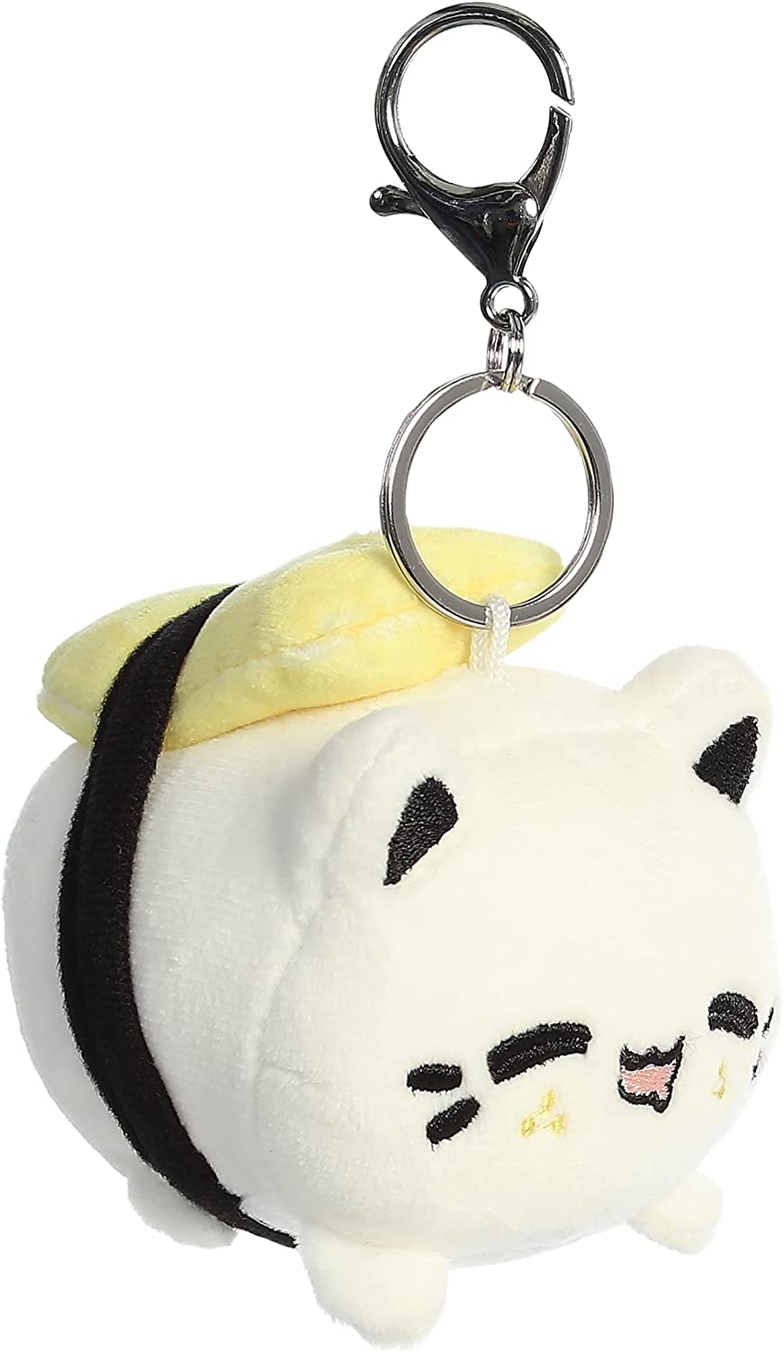 Aurora – Tasty Peach – 3.5″ Tamago Sushi Meowchi Keychain