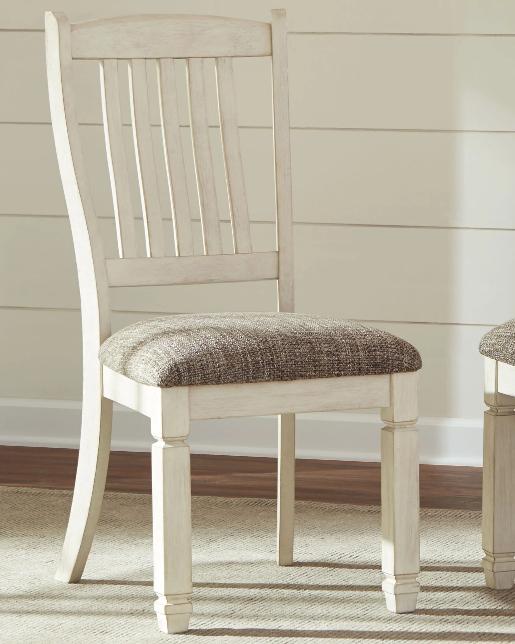 Bolanburg - Dining UPH Side Chair (Set of 2) - Rake Back - Brown / Beige - Image 1