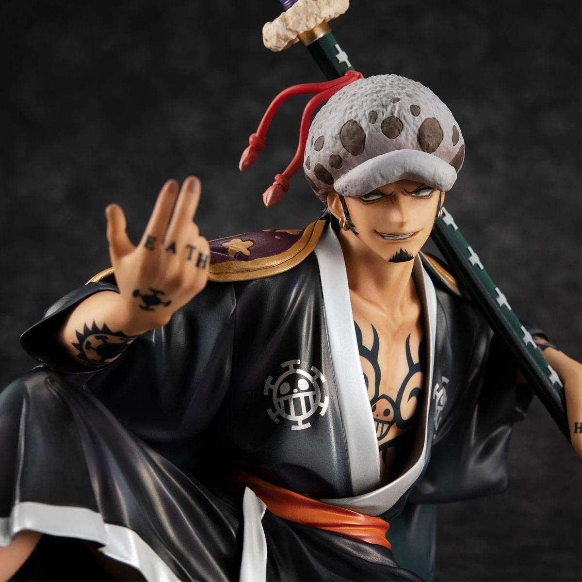 Megahouse One Piece Portrait of Pirates Warriors Alliance Trafalgar Law Figure - Image 3